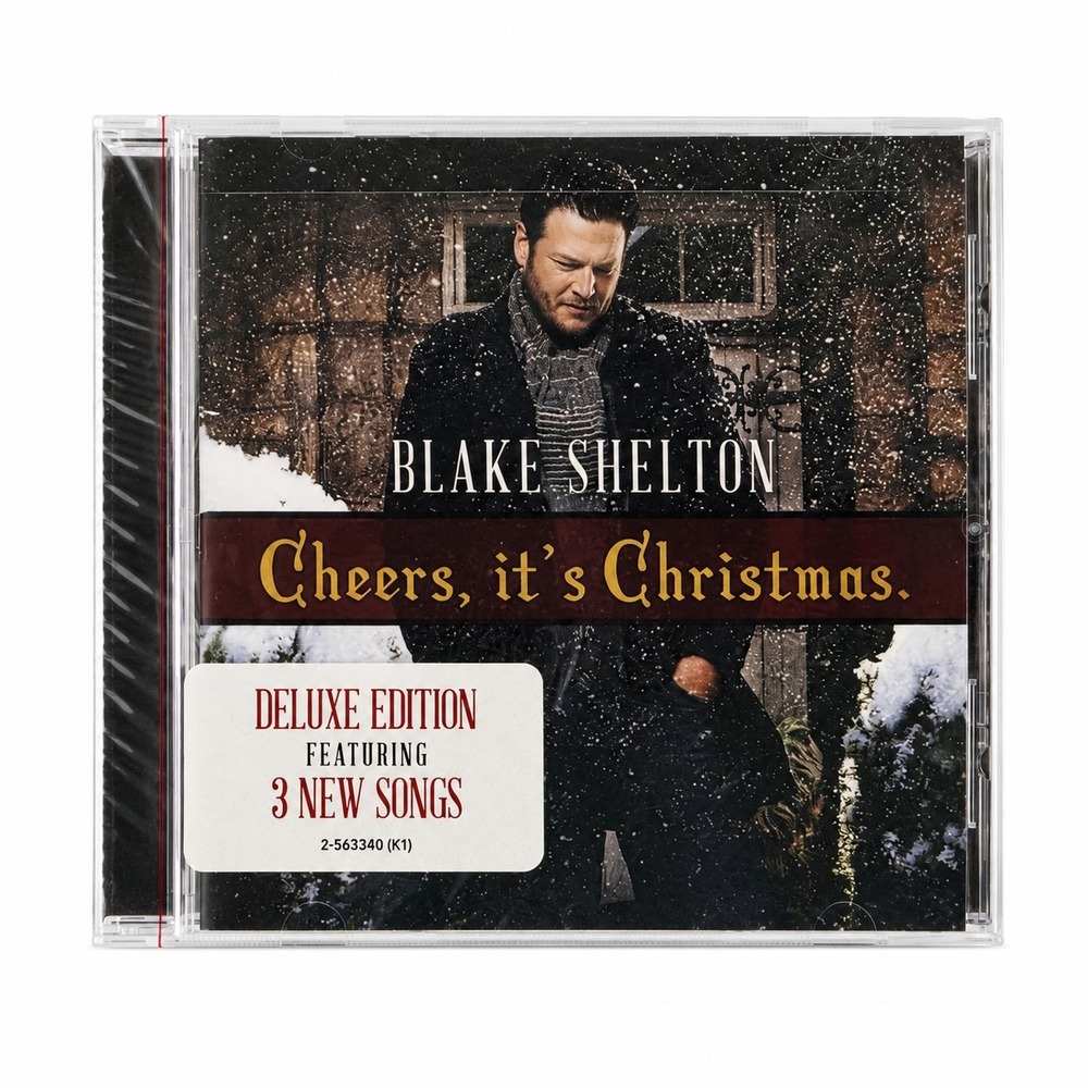 Blake Shelton Cheers It's Christmas Deluxe Edition CD 2017 NEW Factory Sealed